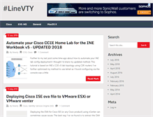 Tablet Screenshot of linevty.com